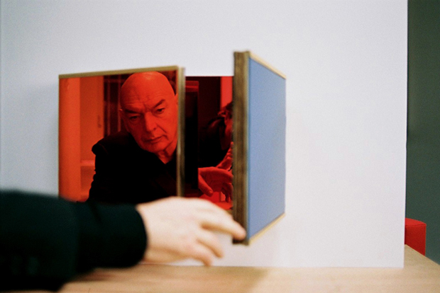 Jean Nouvel, Triptyques, 2014. Noyer et miroirs colors. Gagosian Gallery et Galerie Patrick Seguin  Aline Coquelle