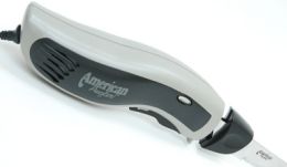 Coltello elettrico per la filettatura di prodotti ittici, realizzato per American Angler
