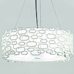 Glamour. Lampada per Terzani in metallo, saldata a mano. Elegante e preziosa come un gioiello ha una finitura in oro 24Kt, nichel o bianco