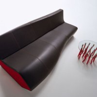 RPH divano-chaise longue - Cappellini 2003; photo archivio Cappellini