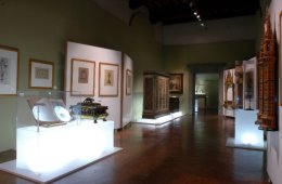 Prima sala della quadreria - Sezione dell'intaglio
