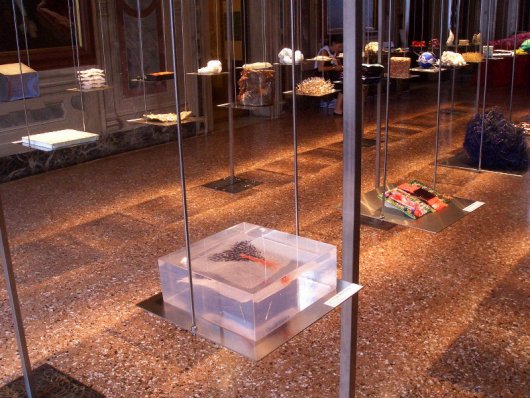 Veduta dell'allestimento della mostra