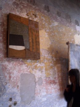 Alberto Burri al primo piano nobile di Palazzo Fortuny