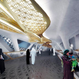 Stazione Metro King Abdullah Financial District, Riyad, Arabia Saudita, 2013 - 2020 © Zaha Hadid Architects