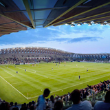 Stadio in legno per la Forest Green Rovers, Nailsworth, Regno Unito, progetto 2017 - Da realizzare © Render MIR