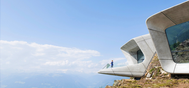 Messner Mountain Museum Corones di Zaha Hadid Architects