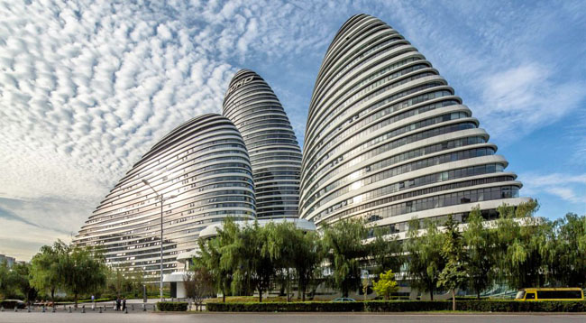 Wangjing Soho di Zaha Hadid Architects