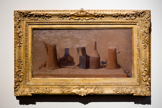 Natura morta di Giorgio Morandi -  1929-30 - in mostra a Palazzo Te