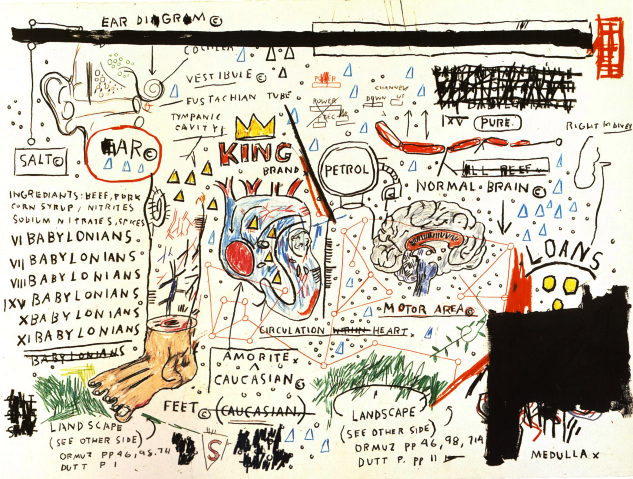 Jean-Michel Basquiat, King Brand