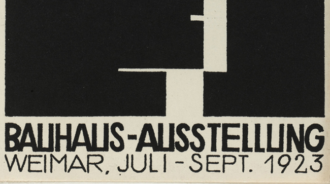 Herbert Bayer, Postcard for the Bauhaus exhibition, 1923 - Lithography - Photo © Centre Pompidou, MNAM-CCI, Dist. RMN-Grand Palais / All rights reserved L'edificio dell'Università Bocconi delle irlandesi Shelley McNamara e Yvonne Farrell
