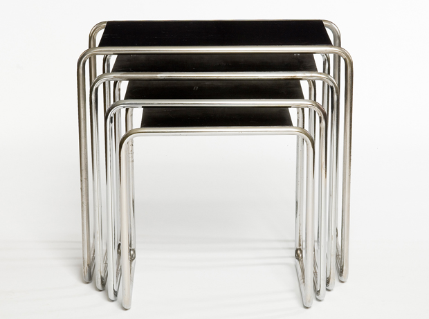 Marcel Breuer, Stacking tables, 1928 - Wood, tubular steel, 1928 - © Musée des Arts décoratifs, Paris, Jean Tholance / A.D.A.G.P. 2016