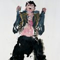 Georg Baselitz - Il salto remix