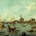 Francesco Guardi - Il Doge sul Bucintoro a San Nicol del Lido il giorno dell'Ascensione - Parigi, Muse du Louvre