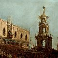 Francesco Guardi - La festa del gioved grasso in Piazzetta - Parigi, Muse du Louvre