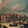 Canaletto - Il Canal Grande dal palazzo Corner Spinelli al ponte  di Rialto - Dresda, Gemldegalerie Alte Meister - Staatliche Kunstsammlungen Dresden