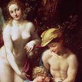 Correggio - Educazione di Amore, 1528 - Olio su tela, 155 x 91,5 cm - Londra, The National Gallery of Art