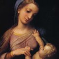 Correggio - Madonna Cmpori, 1518 - Olio su tavola, 58 x 45 cm - Modena, Galleria Estense