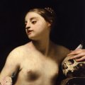 Guido Cagnacci - Allegoria della Vanitas e della Penitenza - Olio su tela, cm 74,3 x 60 - Cesena, Cassa di Risparmio S.p.A., Galleria dei dipinti antichi