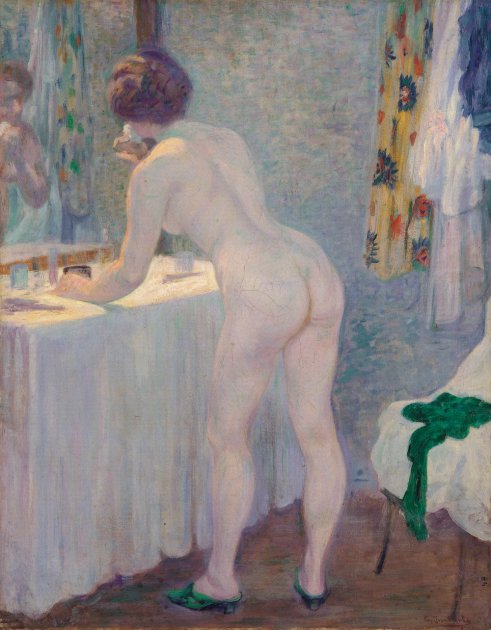 Alla toilette, 1912 ca.