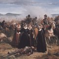 Giovanni Fattori - Maria Stuarda al campo di Crookstone, 1861, olio su tela, 76x108 - FI GAM