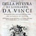 Leonardo Da Vinci, Trattato della Pittura, Parigi, 1651, Pagina di frontespizio