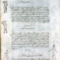 Manoscritto Eremo Camaldolense, pagina con testo e figure umane, Milano, Ente Raccolta Vinciana