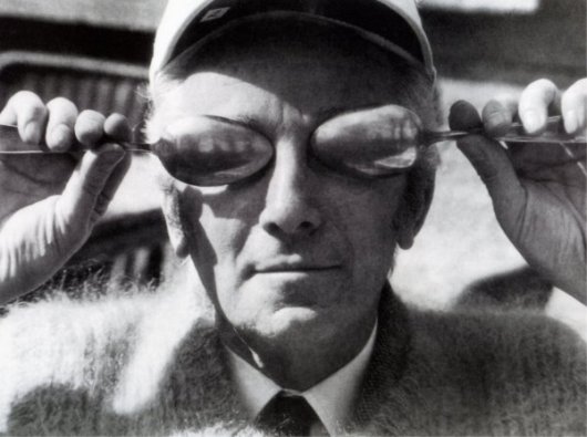 Bruno Munari a Monte Olimpino, Como, 1980