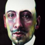 Marco Mazzoni - D'ANNUNZIO - Matite colorate su carta, 40x30 cm