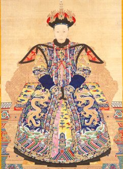 Portrait of the Empress Xiaoyichun in ceremonial dress