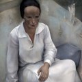 Wim Schuhmacher -  Melitta in white, 1928, Olio su tela