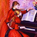 Fanciulle al piano, 1889 - Olio su tela, Dim: 55,8 x 46,3 cm - Joslyn Art Museum, Omaha, Nebraska