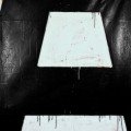Mario Schifano - Murale (iniziale) grande n. 1 a Franz Kline, 1962 - Smalto su carta intelata, dim: 230 x 150 cm - Collezione privata
