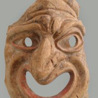 Maschera maschile - Pompei, I sec. d.C. - Terracotta - Inv. 116712