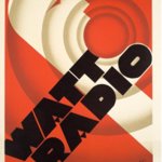 Stab. Polig. Roggero & Tortia, Torino: Watt Radio, 1930 circa stampa litografica. Archivio Storico del Manifesto Italiano - Collezione Alessandro Bellenda, Alassio