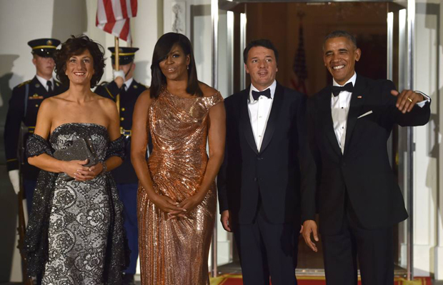 Agnese Renzi, Michelle Obama, Matteo Renzi, Barack Obama