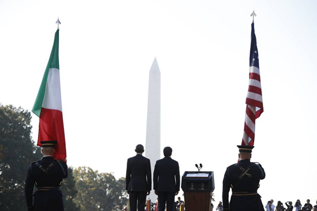 Il premier Renzi a Washington per la visita diplomatica