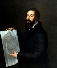 Tiziano Vecellio - Ritratto di Giulio Romano, 1536 o 1538 - Olio su tela, 102x87 cm - Regione Lombardia - Provincia di Mantova (in deposito presso Palazzo Te, Mantova)