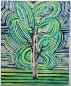 Untitled tree, (blue, yellow, green)