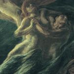 Gaetano Previati - Paolo e Francesca, 1901 - Olio su tela, Dim: 230 x 260 cm - Ferrara, Gallerie d'Arte Moderna e Contemporanea, Museo dell'Ottocento