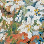 Filippo de Pisis - I grandi fiori di casa Massimo, 1931 - Olio su cartone, Dim: 105 x 76 cm - Collezione Fondazione Carife, in deposito presso le Gallerie d'Arte Moderna e Contemporanea di Ferrara