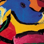 Karel Appel, Senza titolo, 1971, olio su tela, cm 55x81, Collezione in Ca' La Ghironda, Modern Art Museum, Zola Predosa (Bo)