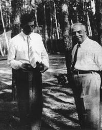 Carlo Carr con Roberto Longhi, 1935
