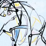 Marino Marini - Cavallo, tecnica mista su carta, 1951. Fondazione marino Marini
