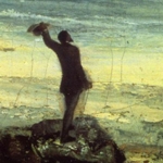 Gustave Courbet - La spiaggia a Palavas (particolare), 1868 olio su tela, Montpellier, Muse Fabre