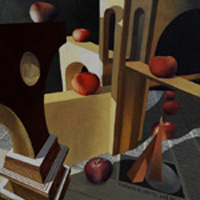 Paola De Rosa - II Stazione: Ges�, tradito da Giuda, � arrestato - 2012 - Olio su tela - 43 x 43 cm