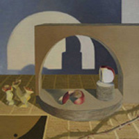 Paola De Rosa - VI Stazione: Ges� � flagellato e coronato di spine - 2012 - Olio su tela - 43 x 43 cm