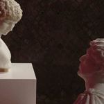Francesco Vezzoli - Self-portrait as Emperor Hadrian Loving Antinous, 2012 - 2 parti: Busto di Antinoo in marmo, dim: 46 x 39 x 20 cm; plinto 115 x 50 x 50 cm e Busto dell'imperatore Adriano in marmo, dim: 45 x 45 x 19 cm; plinto 95 x 50 x 50 cm