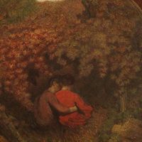 Giuseppe Pellizza da Volpedo: L'amore nella vita, olio su tela, 1900, Galleria d'Arte Moderna e Contemporanea, Torino