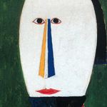 Kazimir Malevich (pressi di Kiev, 1879 - Leningrado, 1935), Testa, 1928- 1929San Pietroburgo, Museo Statale Russo, inv. -9498