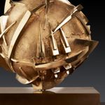 Arnaldo Pomodoro, Sfera, 2004,  36,5 cm, bronzo